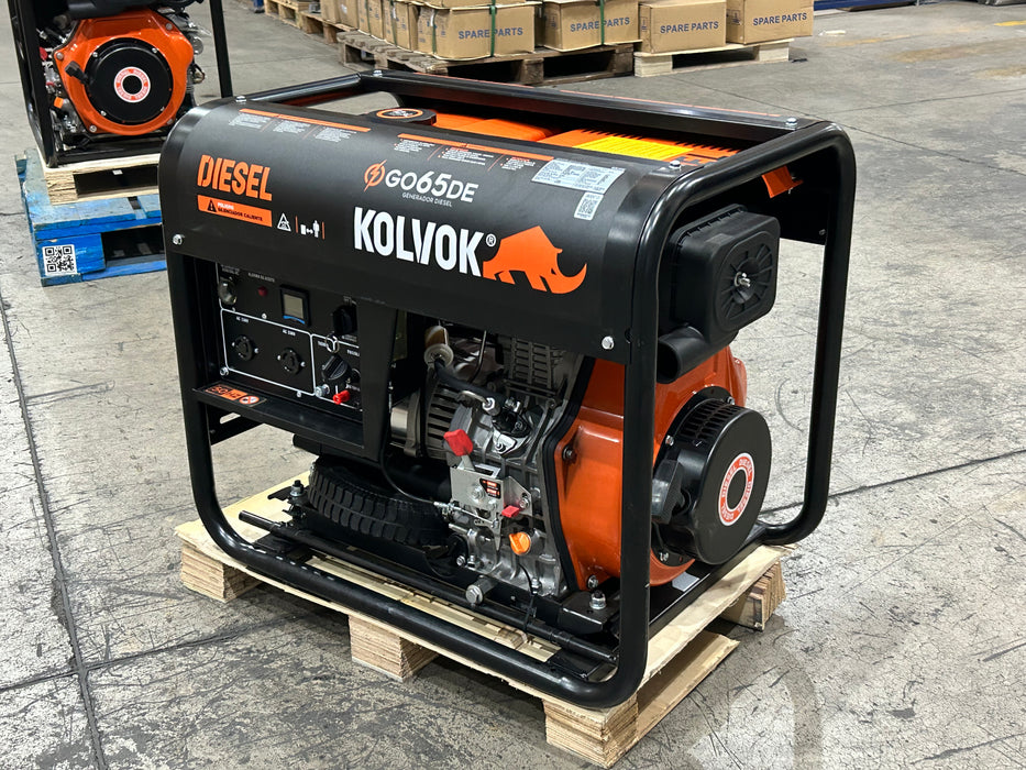 GENERADOR MONO GO65DE10 6.5KVA DIESEL  KOLVOK