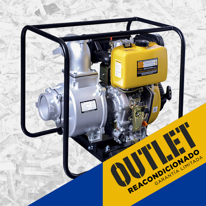 OUTLET REACONDICIONADO Motobomba Diesel 1.5" 6.7HP KIPOR KDP40