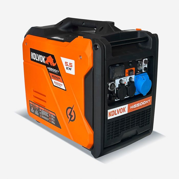 Generador Eléctrico Gasolina Inverter 5.5kVA KOLVOK iG5500XT