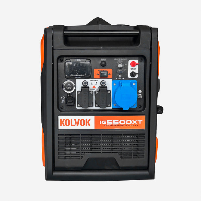 Generador Eléctrico Gasolina Inverter 5.5kVA KOLVOK iG5500XT